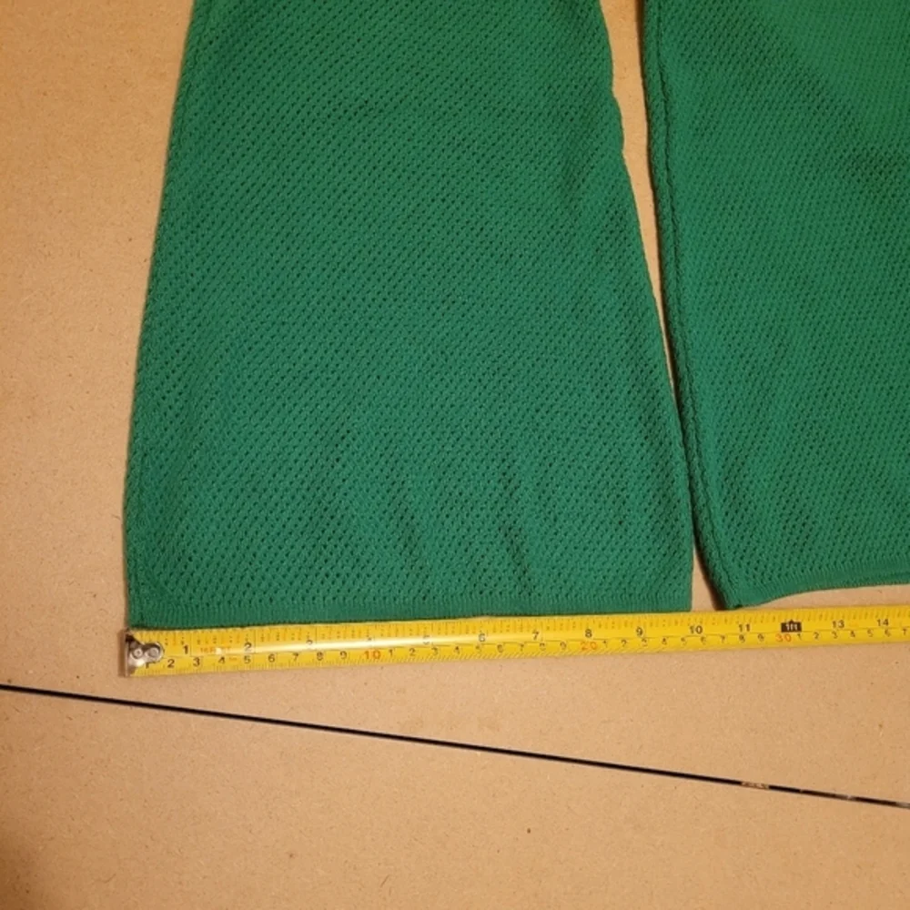 NWT Zara high rise flare pant,Retro, 70s,100% cotton knit,M - Picture 7 of 9
